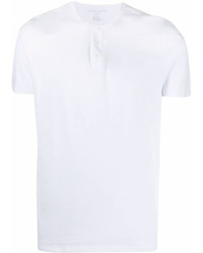 Camiseta con botones Majestic Filatures blanco