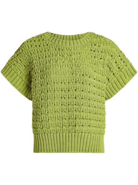 Haut en coton en tricot Varley vert