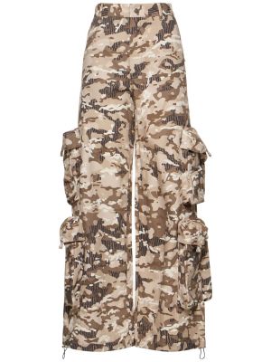 Pantaloni di cotone baggy camouflage Amiri