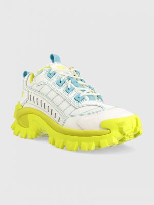 Sneakersy skórzane Caterpillar białe