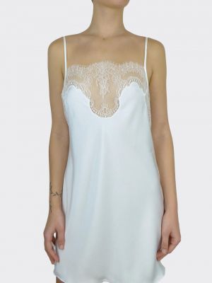 Ночная рубашка из крепа Ivette Bridal белая