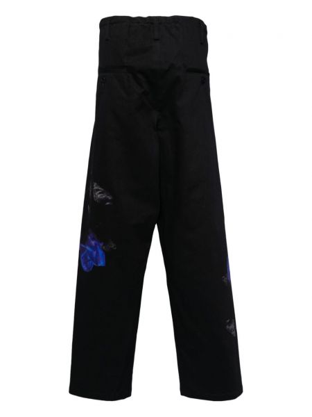 Bavlněné kalhoty s potiskem Yohji Yamamoto