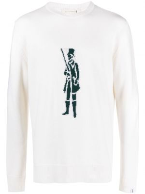 Volneni pulover iz merina Mackintosh bela