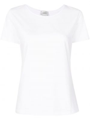 T-shirt con scollo tondo Egrey bianco