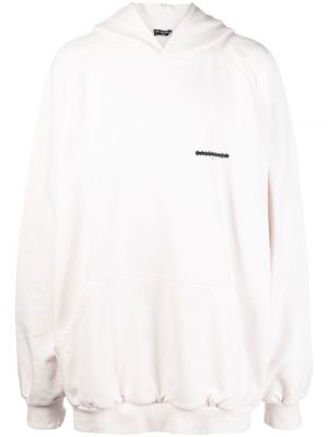 Bluza z kapturem oversize Balenciaga biała