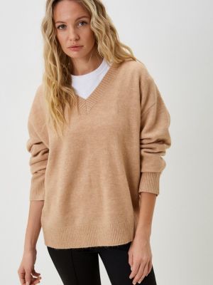 Пуловер Thomas Munz коричневый