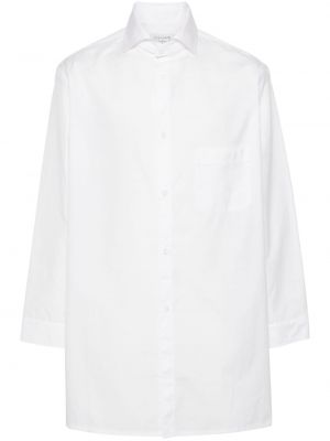 Памучна риза Yohji Yamamoto бяло