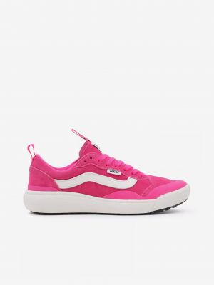 Sneakerși din piele Vans roz