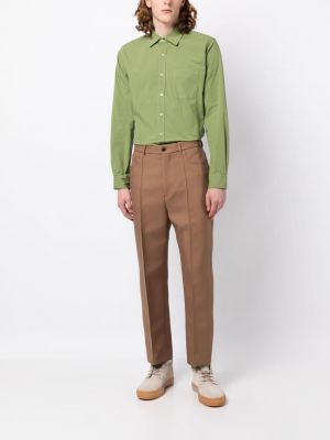 Chemise en coton avec manches longues Man On The Boon. vert