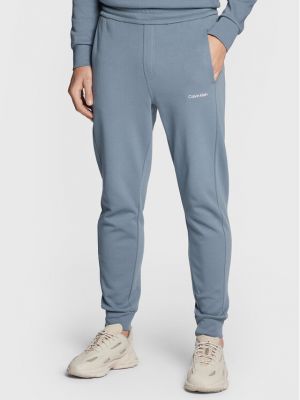 Pantaloni tuta Calvin Klein grigio