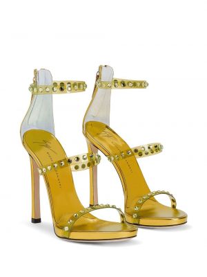 Sandales à imprimé Giuseppe Zanotti jaune