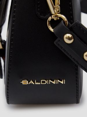Чорна шкіряна сумка Baldinini