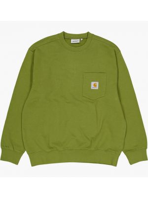 Свитшот с карманами Carhartt зеленый