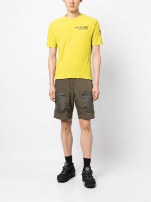 T-shirt mit print Moncler Grenoble gelb