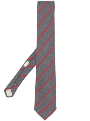 Pletena kravata s črtami Versace Pre-owned