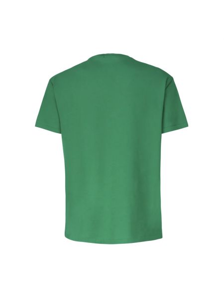 Camisa con bordado de algodón Polo Ralph Lauren verde