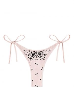 Bikini s printom s paisley uzorkom Palm Angels ružičasta