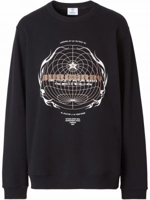 Sweatshirt Burberry svart