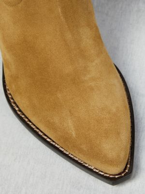 Semišové kotníkové boty Isabel Marant hnědé