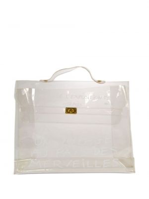 Průsvitná taška Hermès zlatá