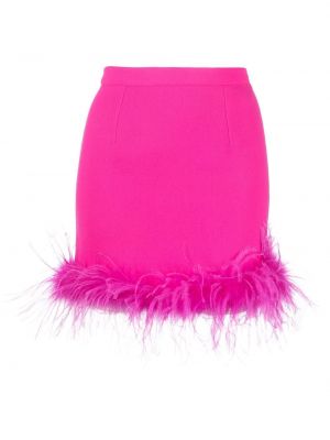 Φούστα mini με φτερά Styland ροζ