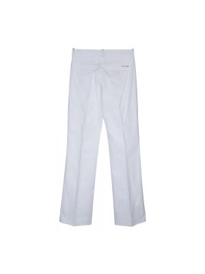 Pantalones rectos bootcut Calvin Klein blanco