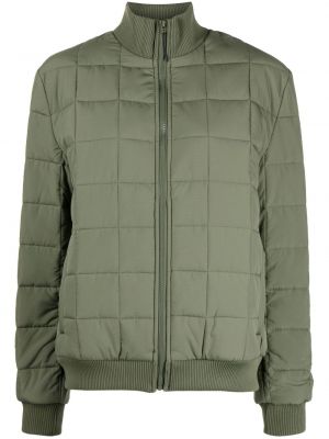 Giacca bomber con collo alto Rains verde