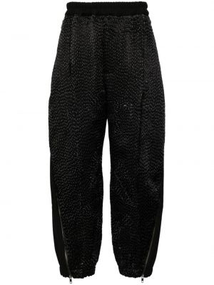 Pantalon en lin By Walid noir