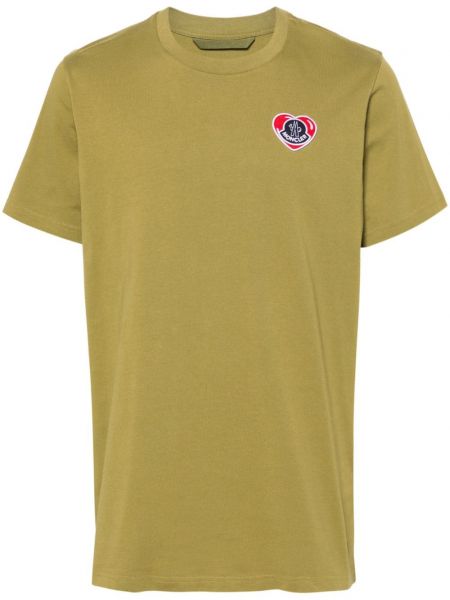 Herzmuster t-shirt Moncler grün