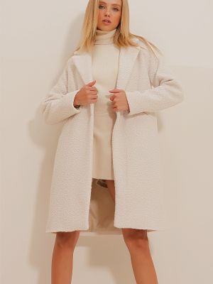 Παλτό με τσέπες Trend Alaçatı Stili