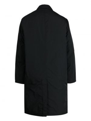 Péřová bunda s výšivkou s knoflíky Fred Perry černá