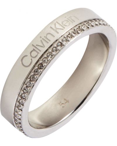 Priehľadný prsteň Calvin Klein strieborná