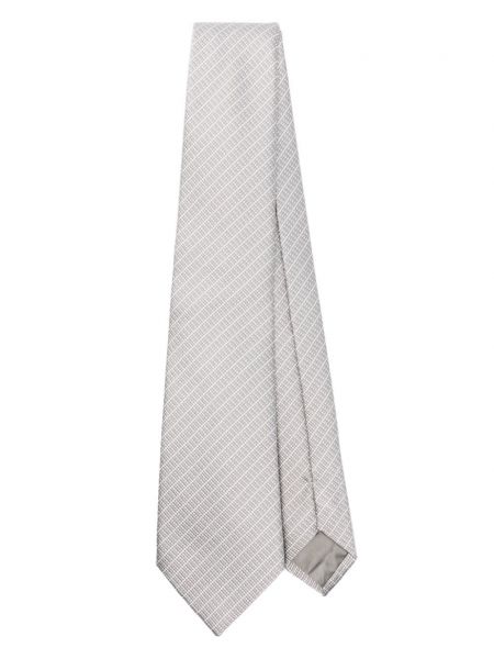 Cravate en soie à rayures Giorgio Armani