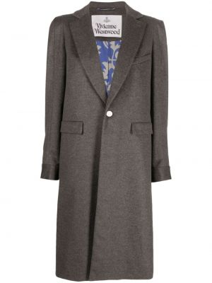 Palton plisat Vivienne Westwood verde