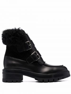Ankle boots mit schnalle Aquazzura schwarz
