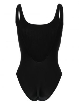 Badeanzug mit print Moschino schwarz