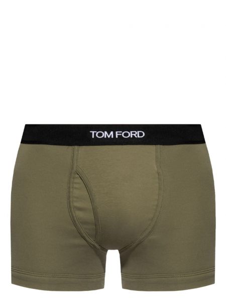 Pamut boxeralsó Tom Ford zöld