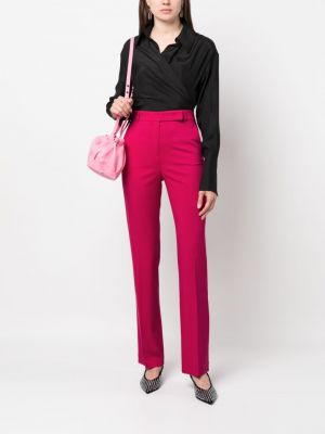 Kalhoty s knoflíky Hebe Studio růžové