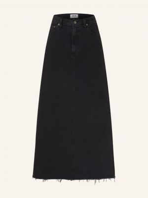 Spódnica jeansowa Agolde czarna