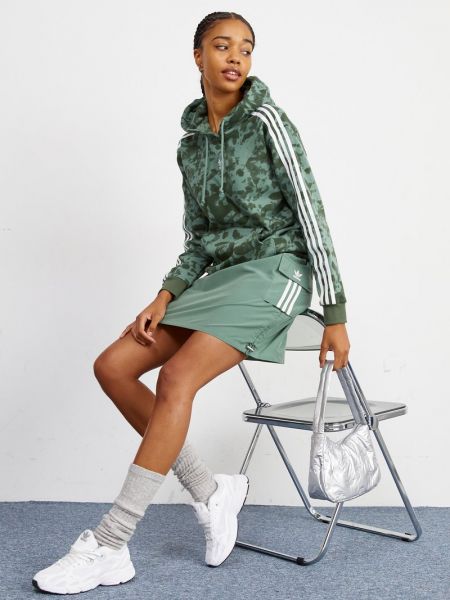 Mini spódniczka Adidas Originals khaki