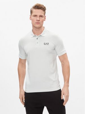 Polo marškinėliai Ea7 Emporio Armani pilka