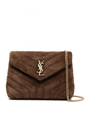 Mini taske Saint Laurent brun