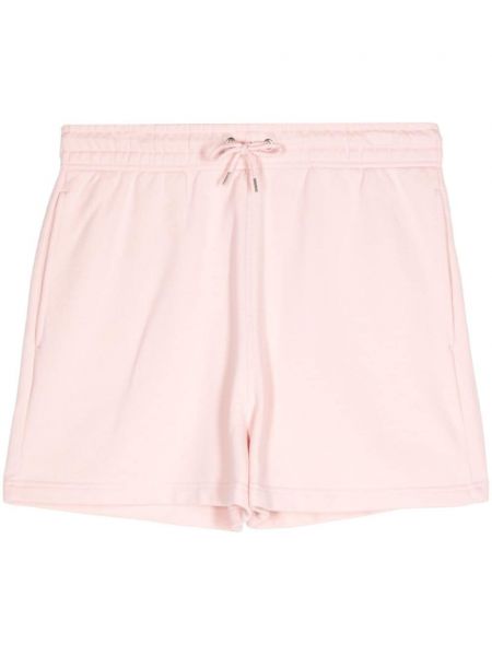 Puuvilla shortsit Maison Kitsuné pinkki