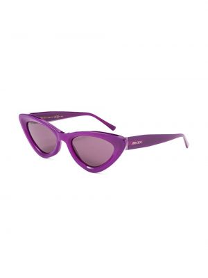 Okulary przeciwsłoneczne Jimmy Choo Eyewear fioletowe