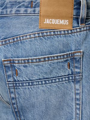 Jeans en coton Jacquemus bleu