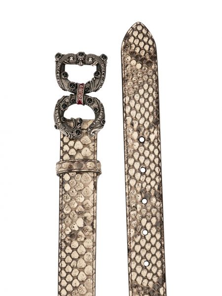 Cinturón de cuero Dolce & Gabbana marrón