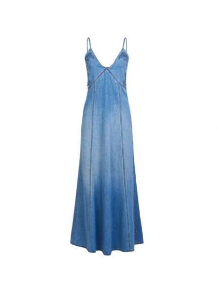 Sukienka długa Chloe niebieska