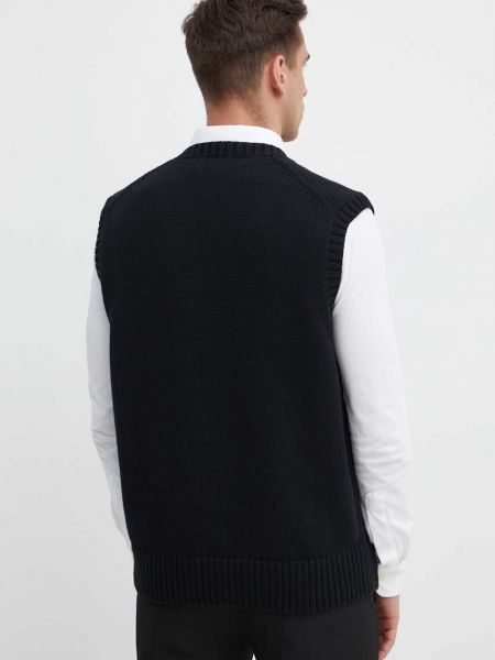 Хлопковый свитер Polo Ralph Lauren черный