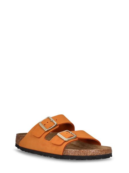 Nubukist sandaalid Birkenstock oranž
