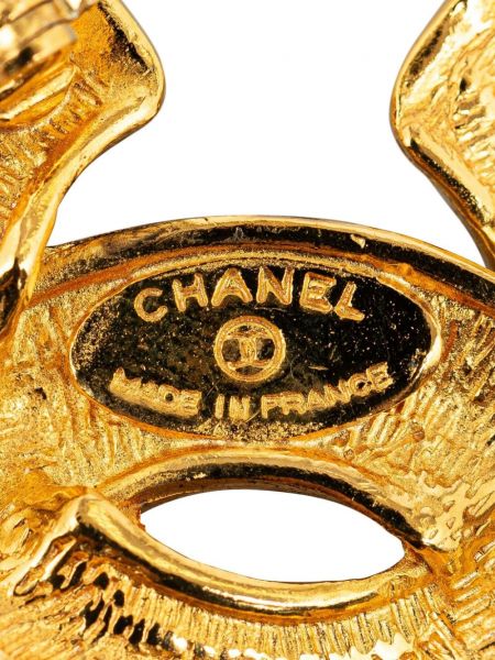 Dygsniuotas sagė Chanel Pre-owned auksinė